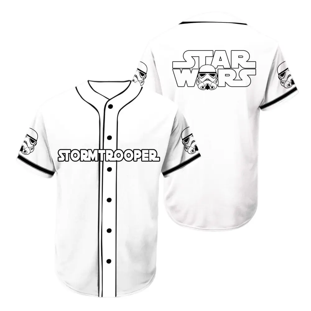 Star Wars Stormtrooper Baseball Jersey - Premium Fan Apparel For Men & Women