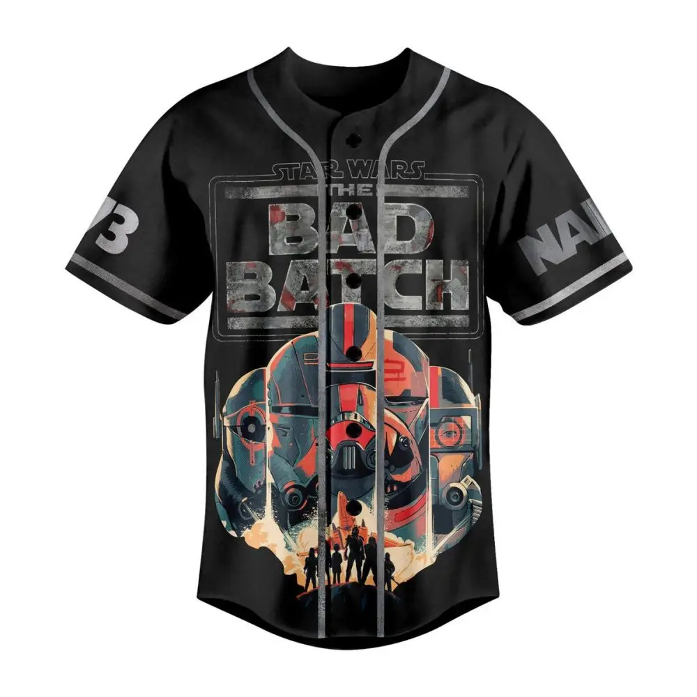 Star Wars The Bad Batch Baseball Jersey – Stylish Fan Apparel For Men & Women