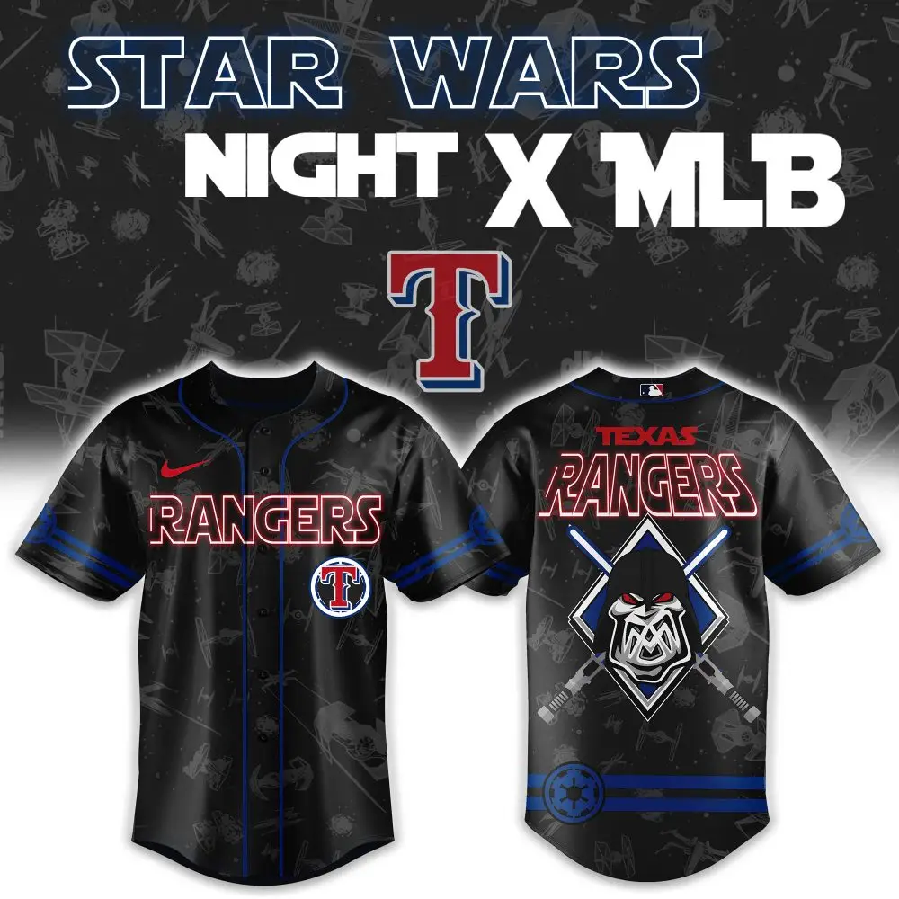 Star Wars X Mlb Texas Rangers Jersey – Limited Edition Fan Gear