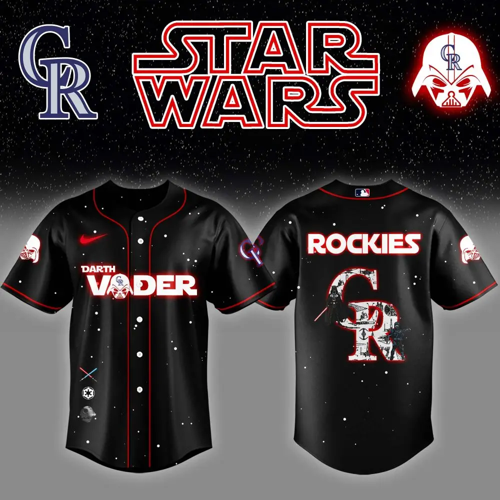 Star Wars X Rockies Darth Vader Jersey – Limited Edition Baseball Apparel