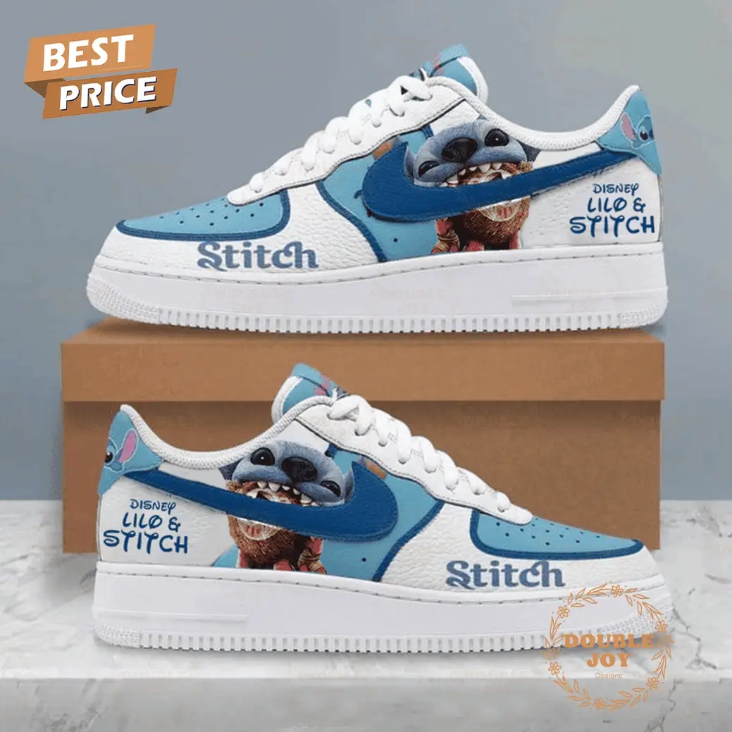 Stitch "Lilo And Stitch" 2025 Limited Edition Air Force 1 Sneakers
