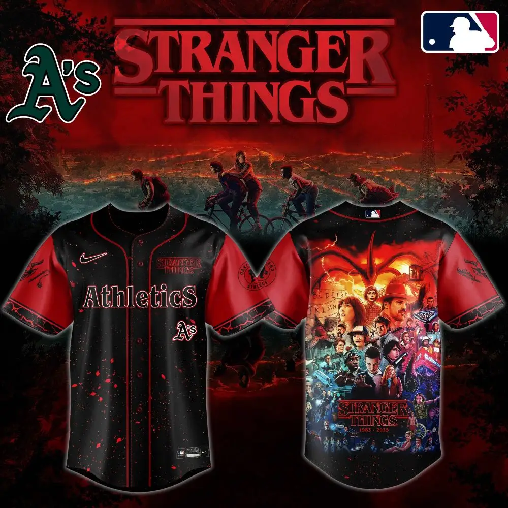 Stranger Things X Athletics Mlb Jersey – Limited Edition Fan Favorite Gear