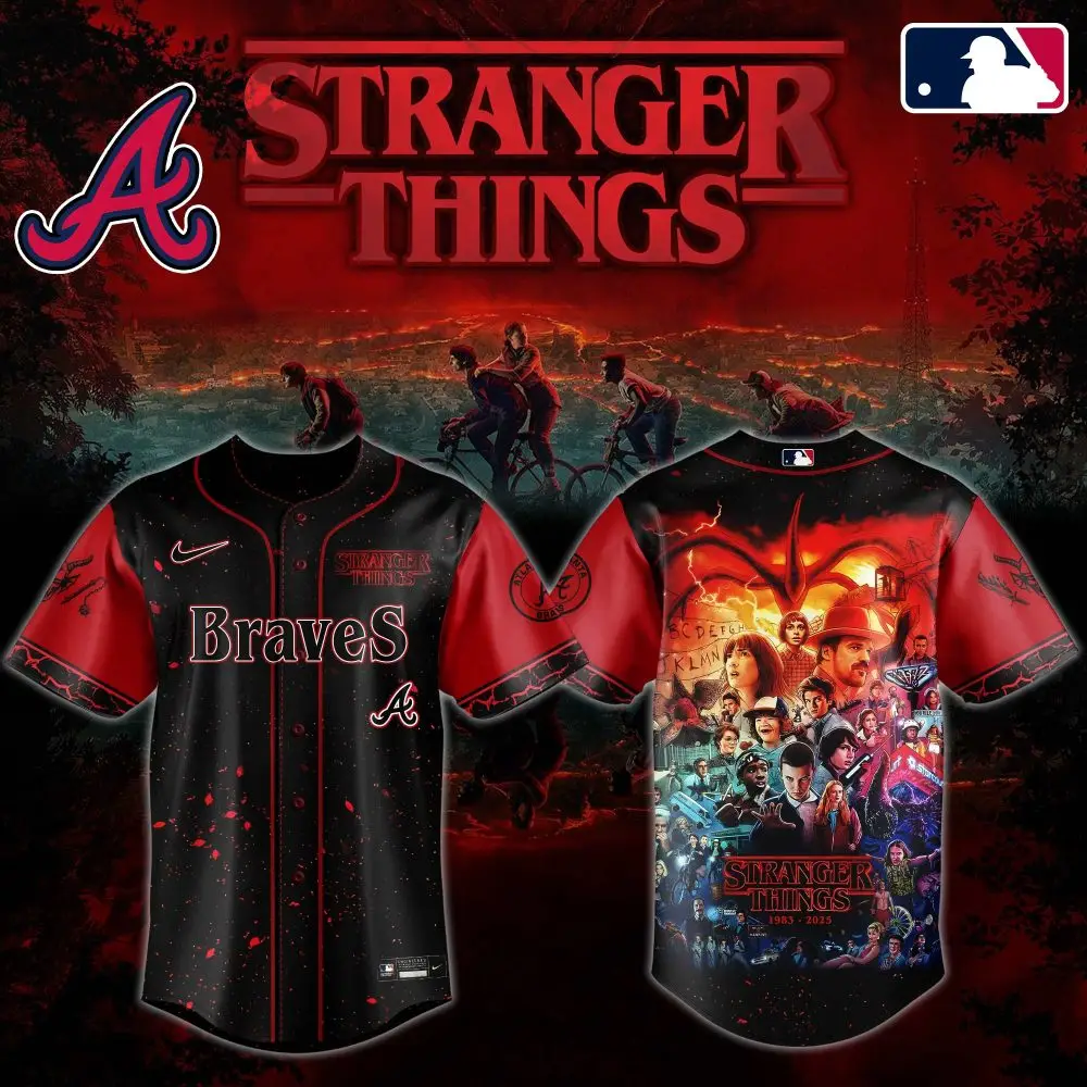 Stranger Things X Braves Limited Edition Jersey - Iconic Crossover Collectible