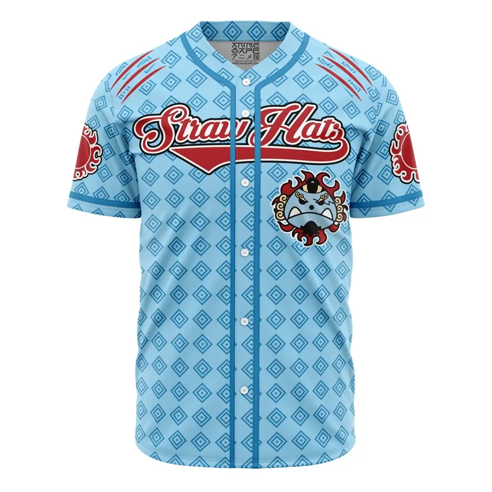 Straw Hats Jinbe One Piece Baseball Jersey