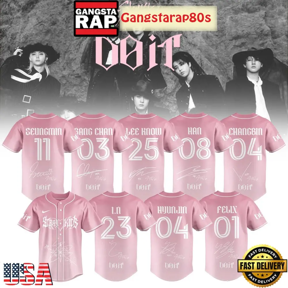 Stray Kids Do It Album 2025 Custom Baseball Jersey