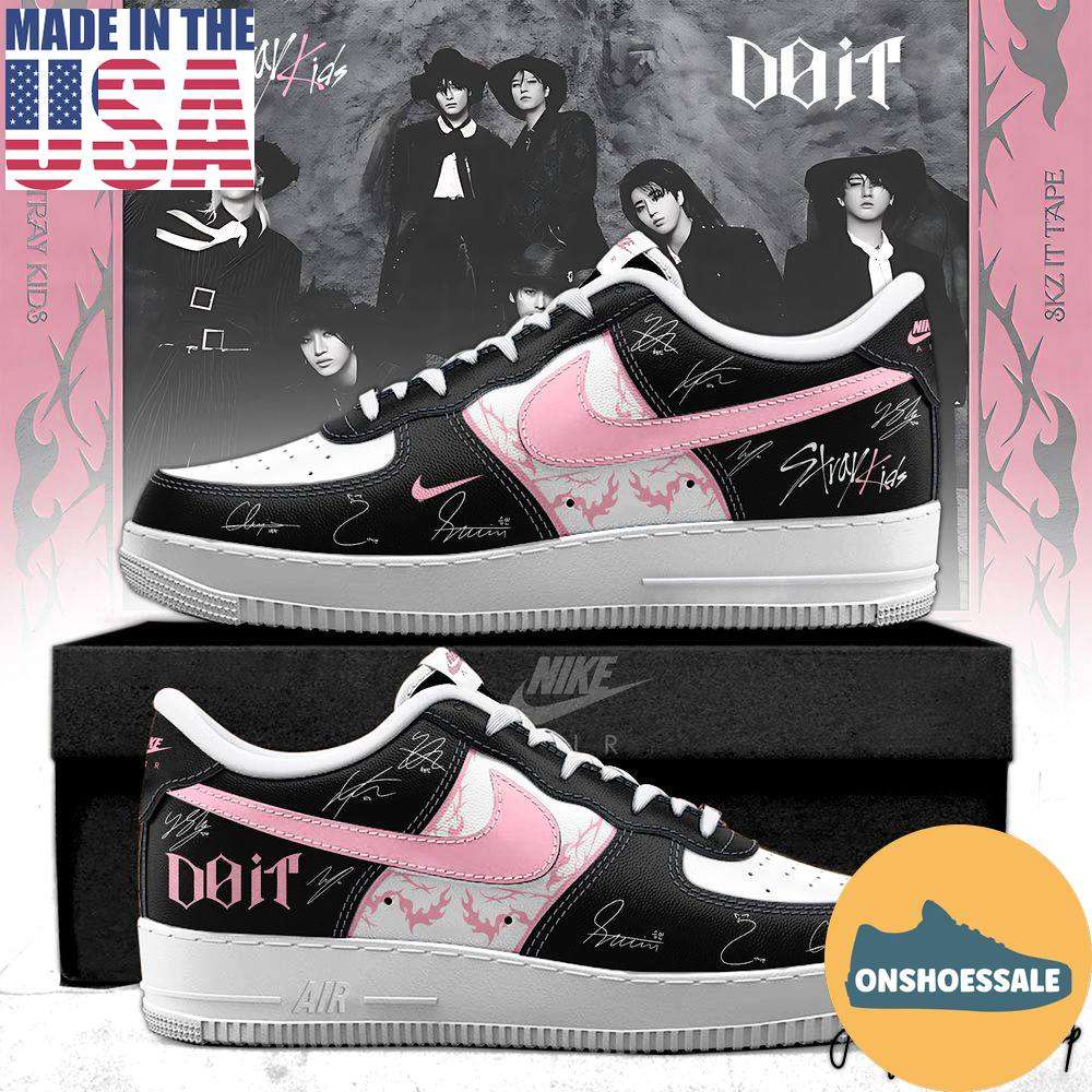 Stray Kids Do It Signature Teams Custom Air Force 1 Sneakers, Gift For Fans - Best Gift Shoes Stray Kids Do It Signature Teams Custom Air Force 1 Sneakers, Gift For Fans - Best Gift Shoes - Image 1