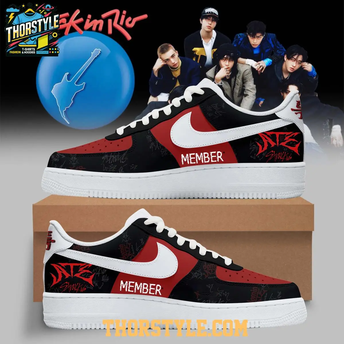 Stray Kids Mini Album ATE 2025 Personalized Air Force 1 Shoes
