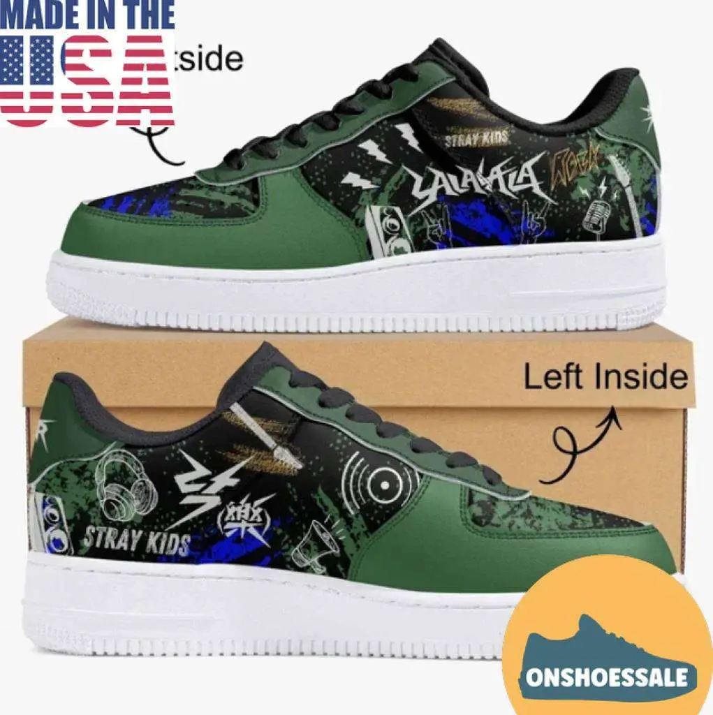 Stray Kids Nike Air Force 1 Shoes, Kpop Streetwear Sneakers - Best Gift Shoes Stray Kids Nike Air Force 1 Shoes, Kpop Streetwear Sneakers - Best Gift Shoes - Image 1