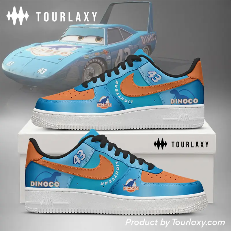 Strip Weathers Lightning Mcqueen Air Force 1 Shoes 