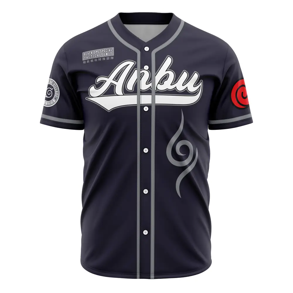 Stylish Anbu Baseball Jersey - Premium Quality Anime-Inspired Sportswear