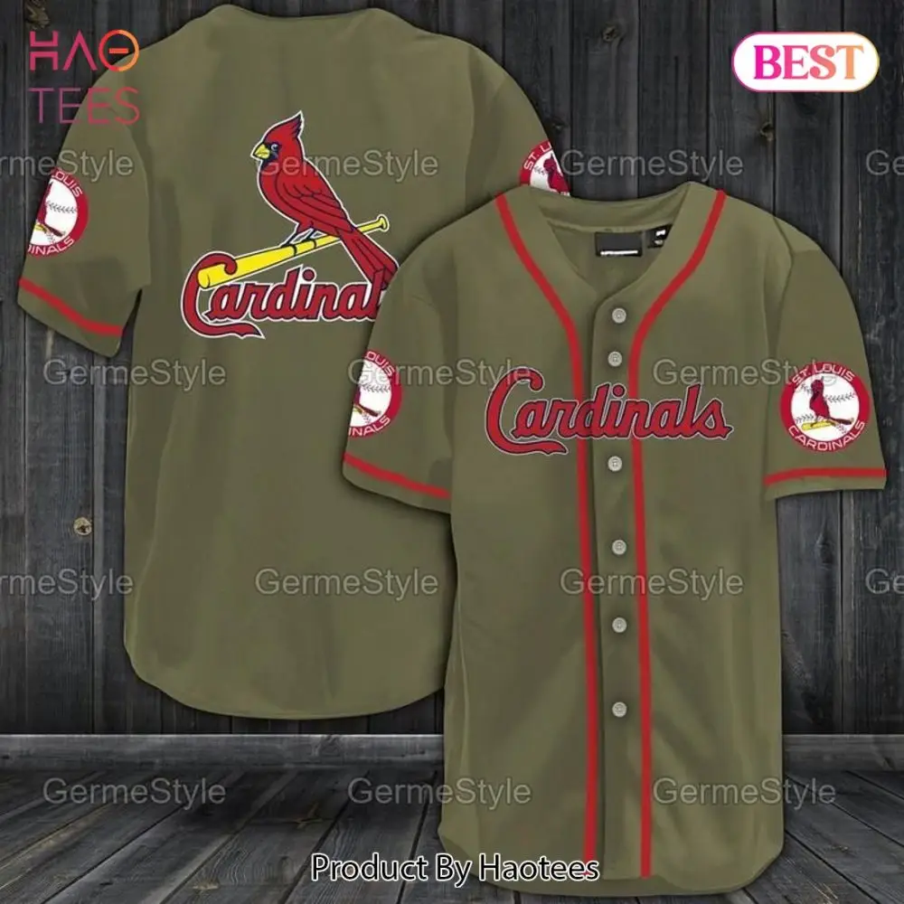 Stylish Olive Cardinals Baseball Jersey – Authentic Team Gear For Fans Stylish Olive Cardinals Baseball Jersey – Authentic Team Gear For Fans - Image 1