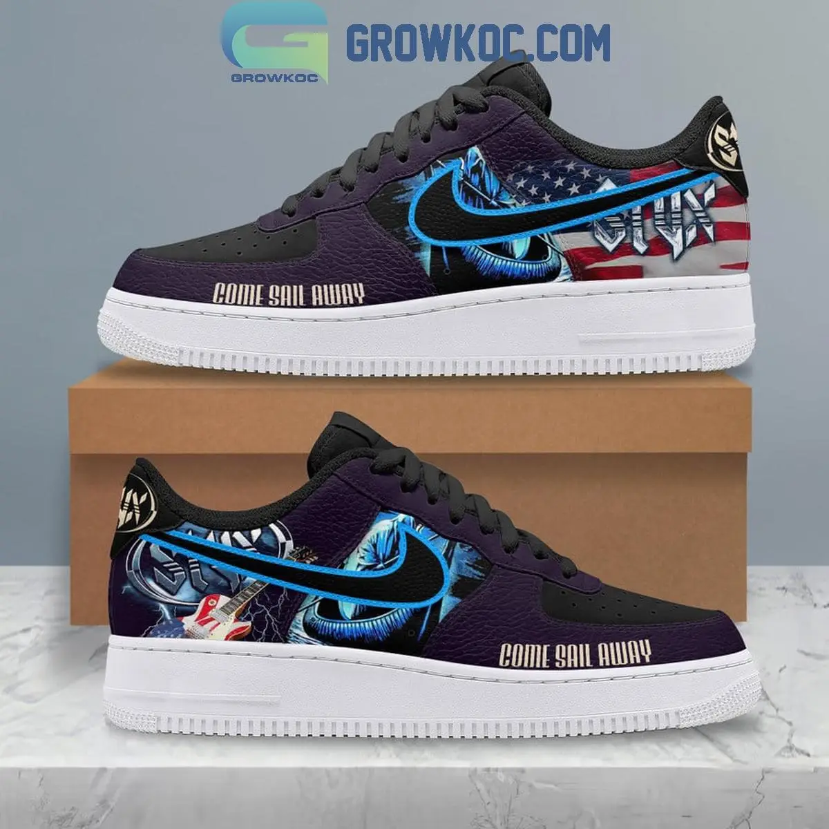 Styx Come Sail Away 2024 Air Force 1 Shoes