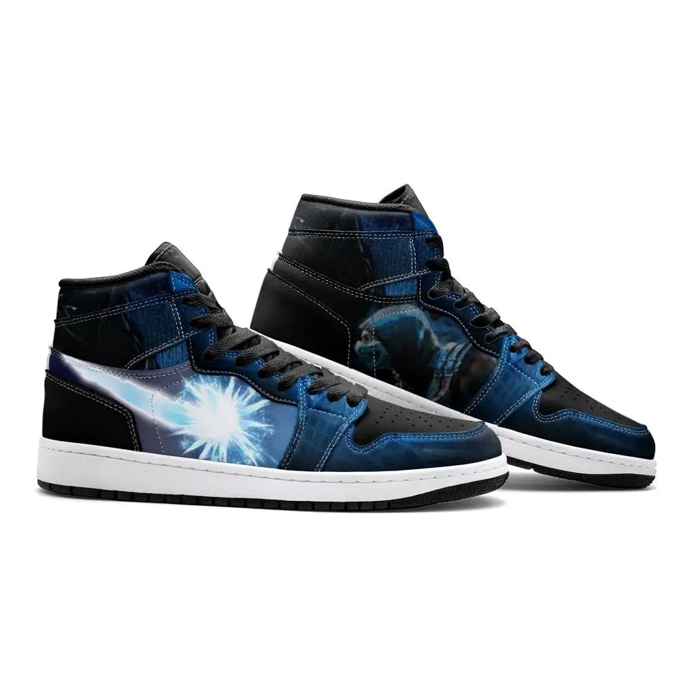 Sub Zero Mortal Kombat Air Jordan 1 High Top Shoes Sub Zero Mortal Kombat Air Jordan 1 High Top Shoes - Image 1