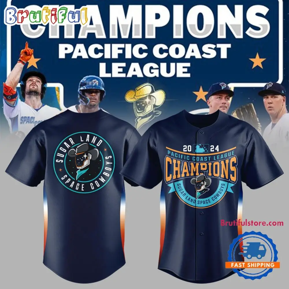 Sugar Land Space Cowboys Pacific Coast League 2024 Jersey Shirt