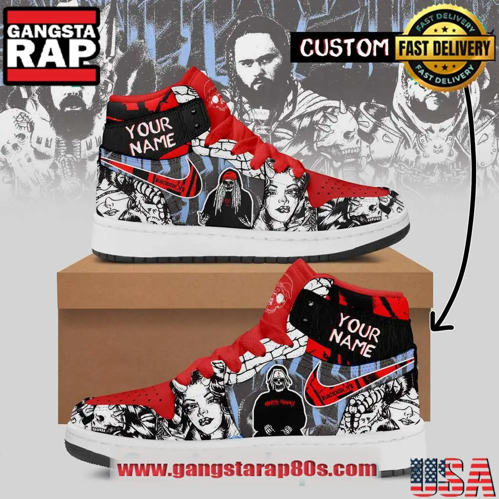 Suicideboys G59 Custom Name Limited Edition Air Jordan 1 Sneakers Shoes Suicideboys G59 Custom Name Limited Edition Air Jordan 1 Sneakers Shoes - Image 1