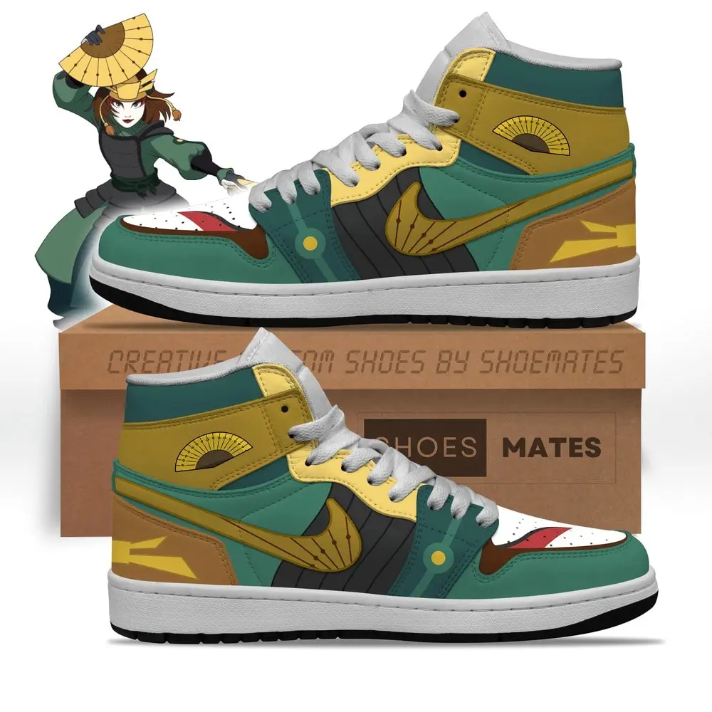 Suki Avatar the Last Airbender Air Jordan 1 High Top Shoes