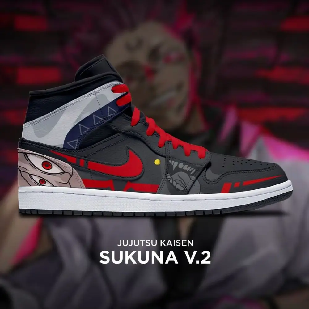 Sukuna Jujutsu Kaisen Special High Top Shoes