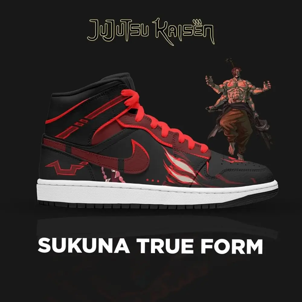 Sukuna True Form Jujutsu Kaisen Special High Top Shoes