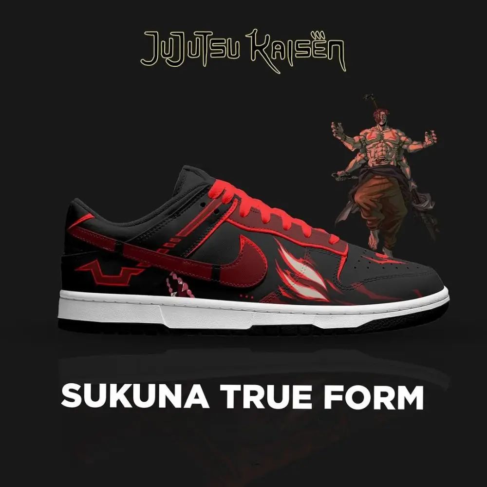 Sukuna True Form V.2 Jujutsu Kaisen Special Low Top Shoes