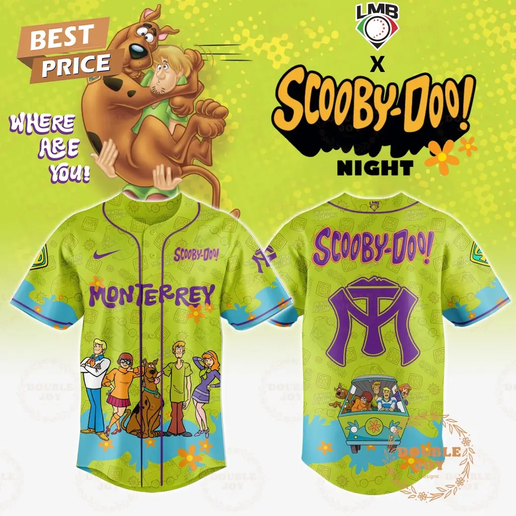 Sultanes De Monterrey Where Are You! Scooby-Doo! Night 2025 Limited Edition Baseball Jersey