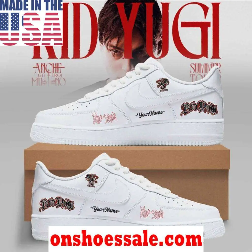 Summer Tour Kid Yugi White AF1 Edition - Best Gift Shoes