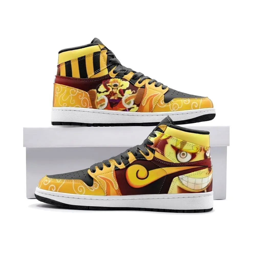 Sun God Luffy Air Jordan 1 High Top Shoes SMSGLA1