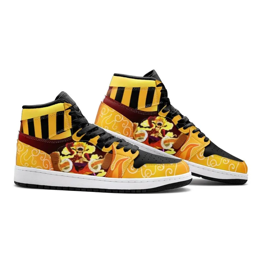 Sun God Luffy One Piece Air Jordan 1 High Top Shoes