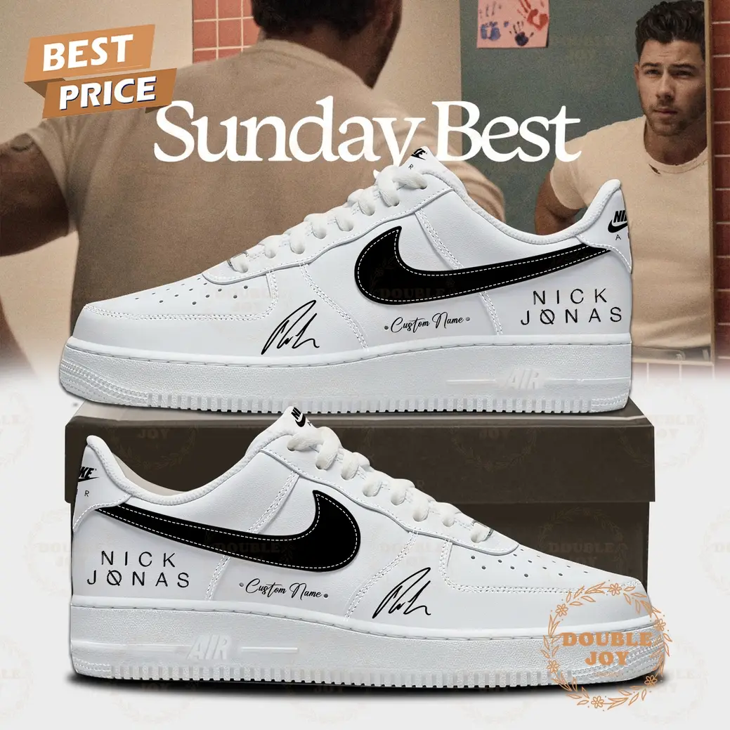Sunday Best Nick Jonas Custom Name Air Force 1 Sneakers