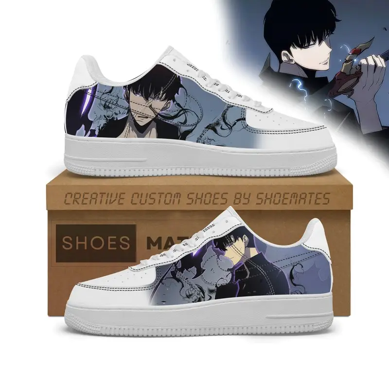 Sung Jin Woo And Beru Solo Leveling Low Top Shoes