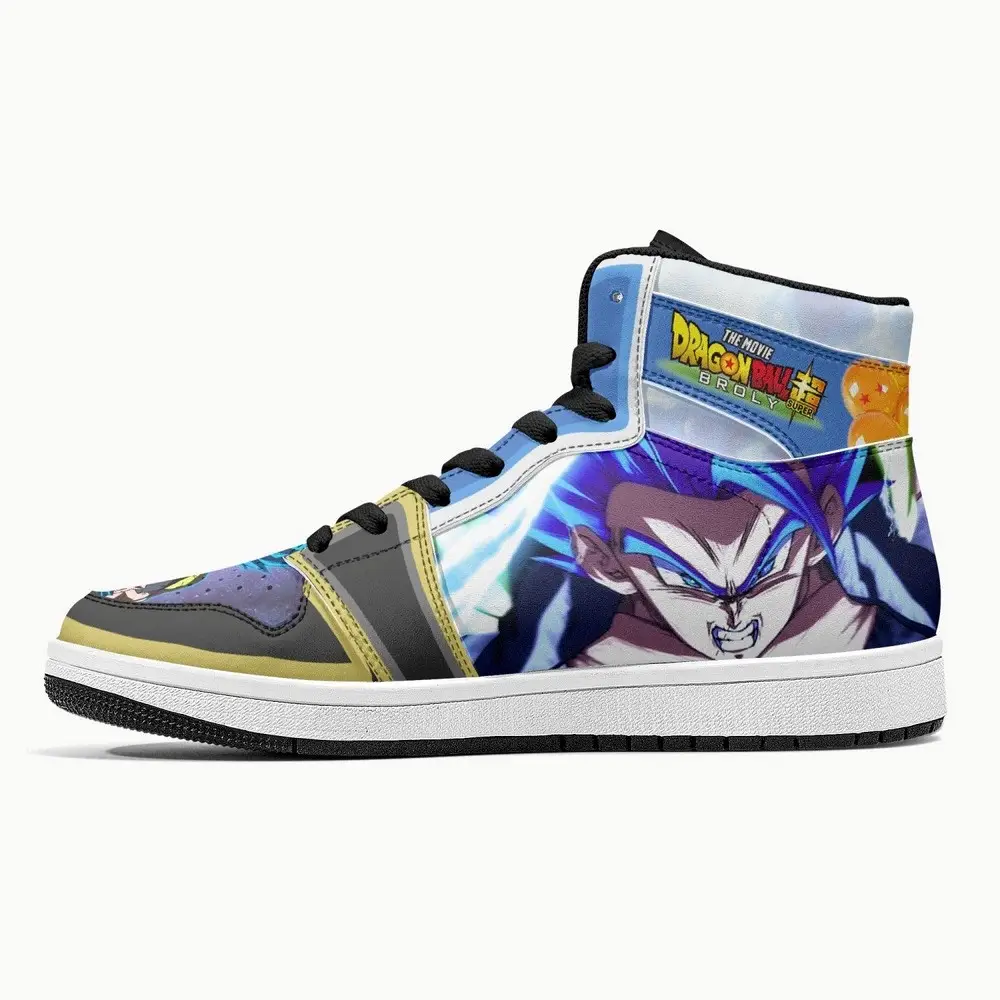 Super Saiyan Blue Gogeta Dragon Ball Super Broly JD1 High Top Shoes