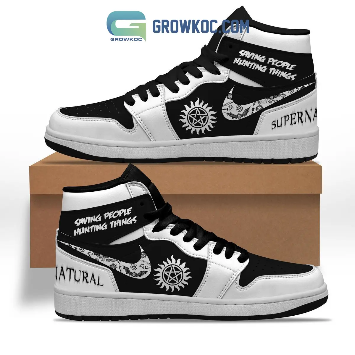 Supernatural Black And White Version Air Jordan 1 Shoes Supernatural Black And White Version Air Jordan 1 Shoes - Image 1
