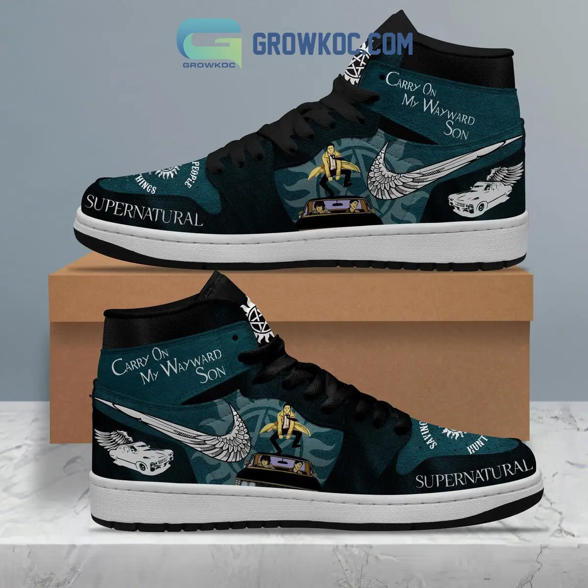 Supernatural Saving People Air Jordan 1 Shoes