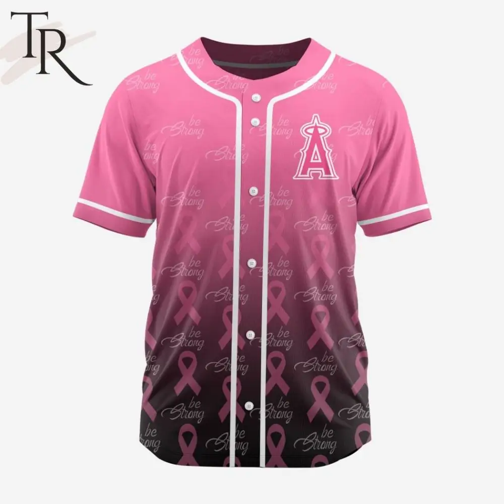 Support & Style: Pink Ribbon Breast Cancer Awareness Jersey – Be Strong Edition