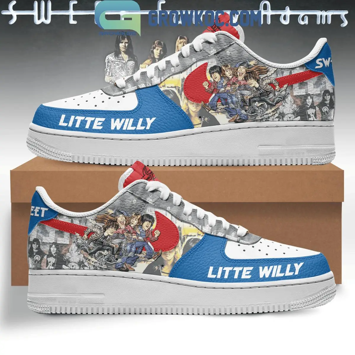 Sweet Fanny Adams Little Willy Fan Air Force 1 Shoes Sweet Fanny Adams Little Willy Fan Air Force 1 Shoes - Image 1