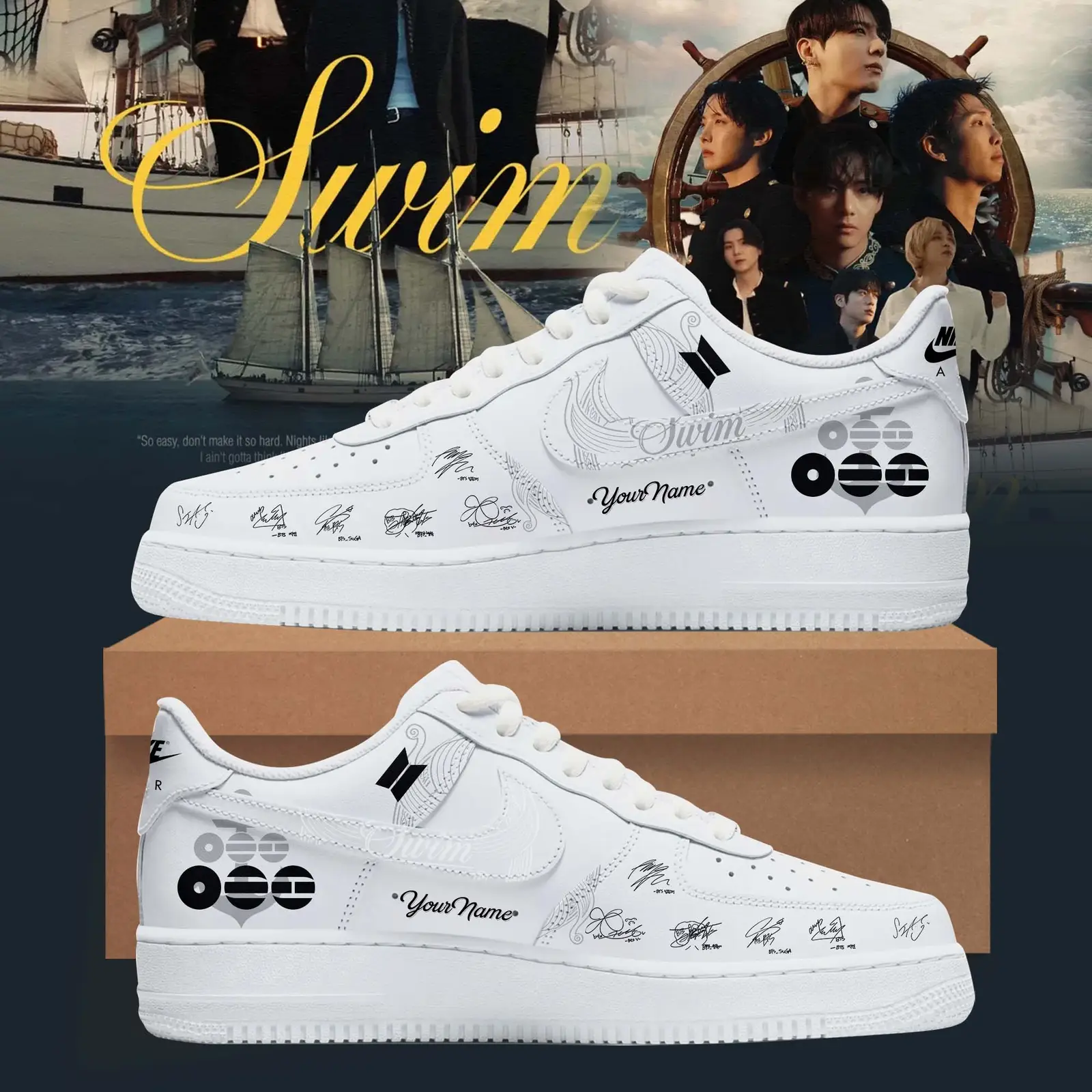 Swim Arirang Album Air Force 1 Shoes V1 