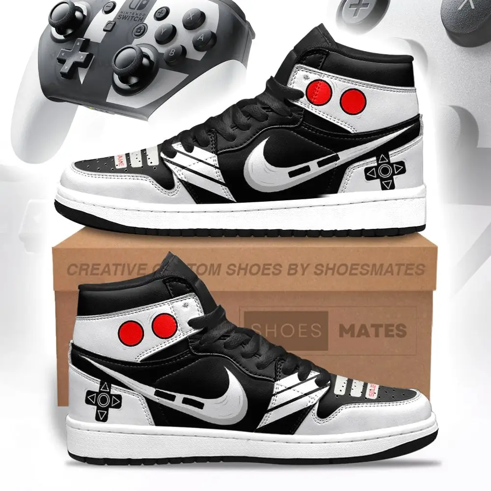 Switch Game Controler Nitendo AJ1 High Top Shoes
