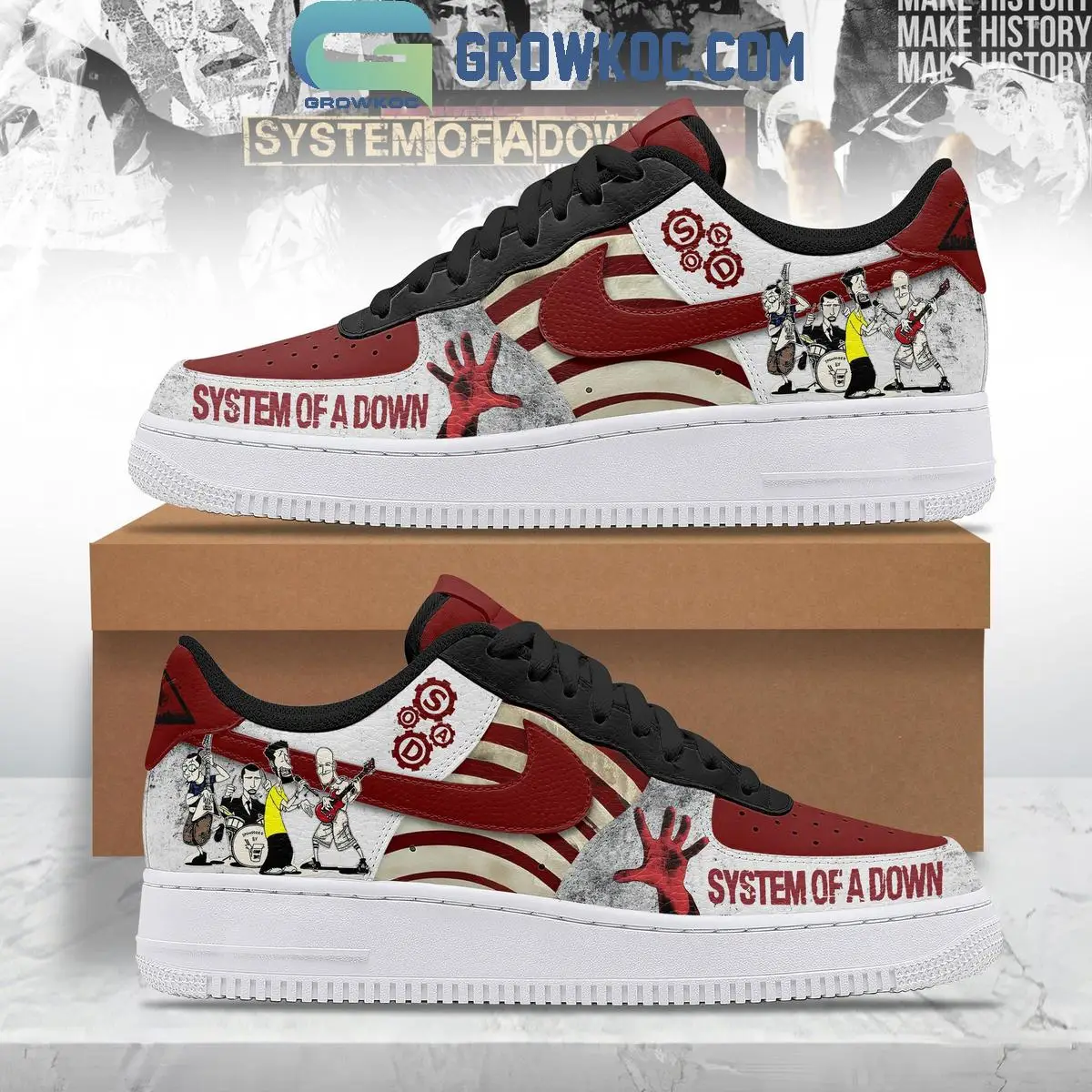 System Of A Down Air Force 1 Shoes