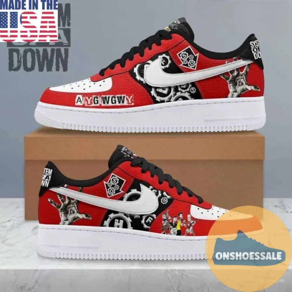 System Of A Down Air Force 1 Shoes, Gift For Fans - Best Gift Shoes