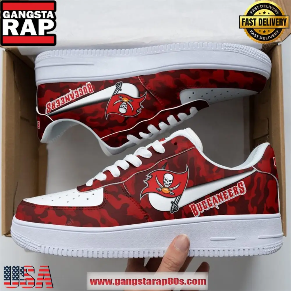 Tampa Bay Buccaneers Unique Sports Design Air Force 1 Sneakers Shoes Tampa Bay Buccaneers Unique Sports Design Air Force 1 Sneakers Shoes - Image 1