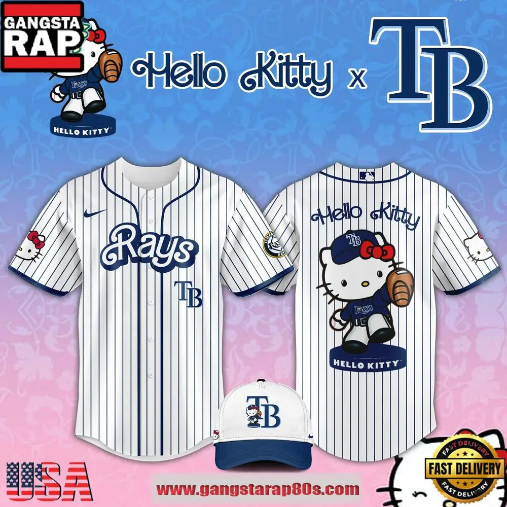 Tampa Bay Rays Hello Kitty Night 2026 MLB Special Baseball Jersey Shirt