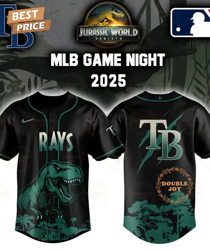 Tampa Bay Rays Jurassic World Rebirth Game Night 2025 Special Edition Baseball Jersey