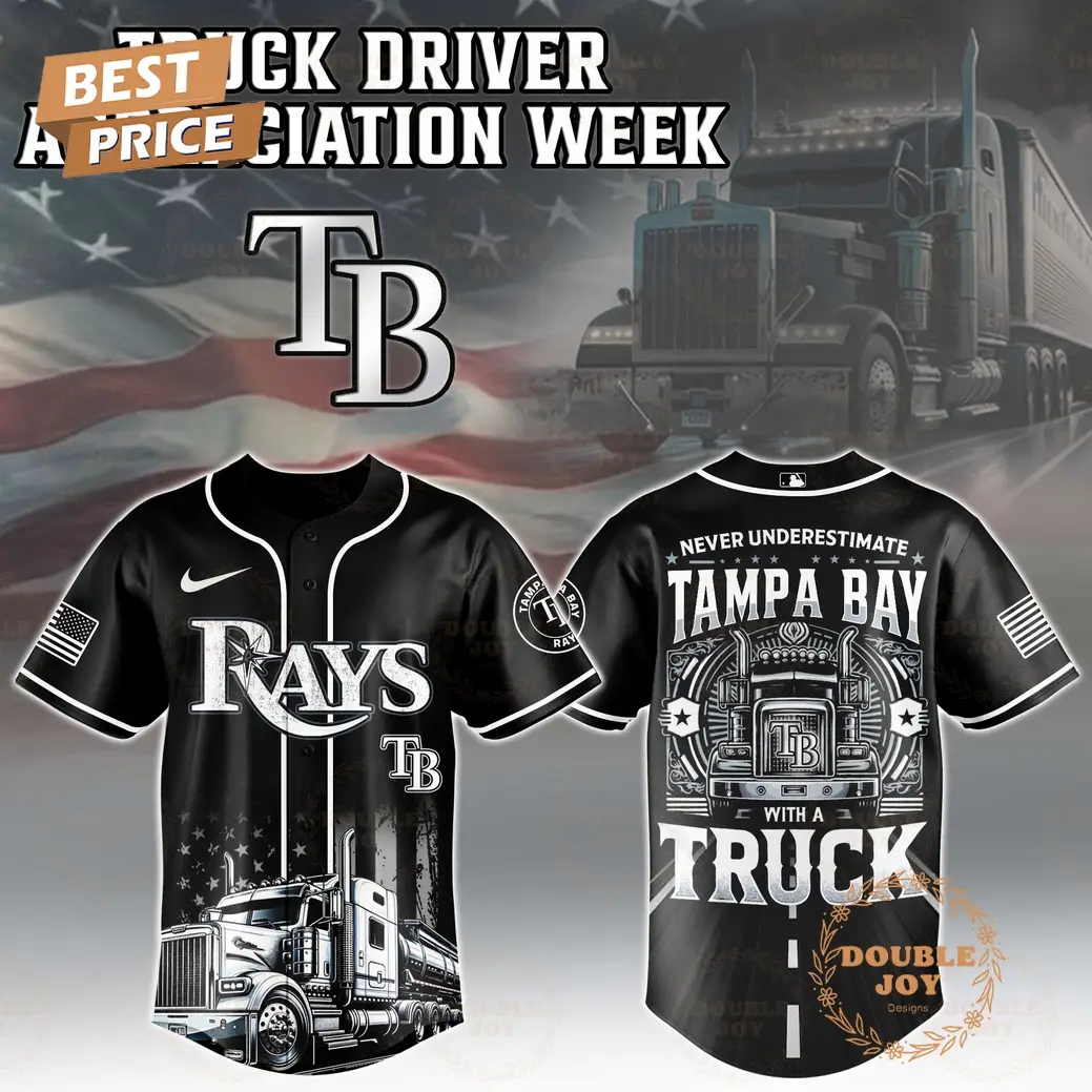 Tampa Bay Rays Truck Driver Appreciation Week 2025 Limited Edition Baseball Jersey