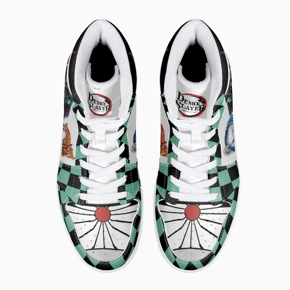 Tanjiro Kamado Water and Sun Breathing Demon Slayer JD1 High Top Shoes
