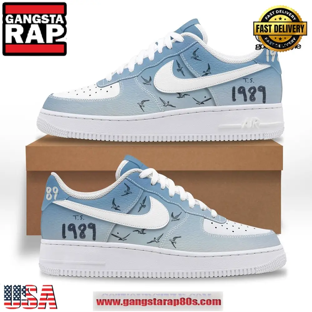 Taylor Swift 1989 Swifties Air Force 1 Running Sneakers Shoes