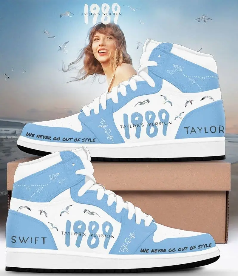 Taylor Swift Air Jordan 1 High Top Shoes Ver 12