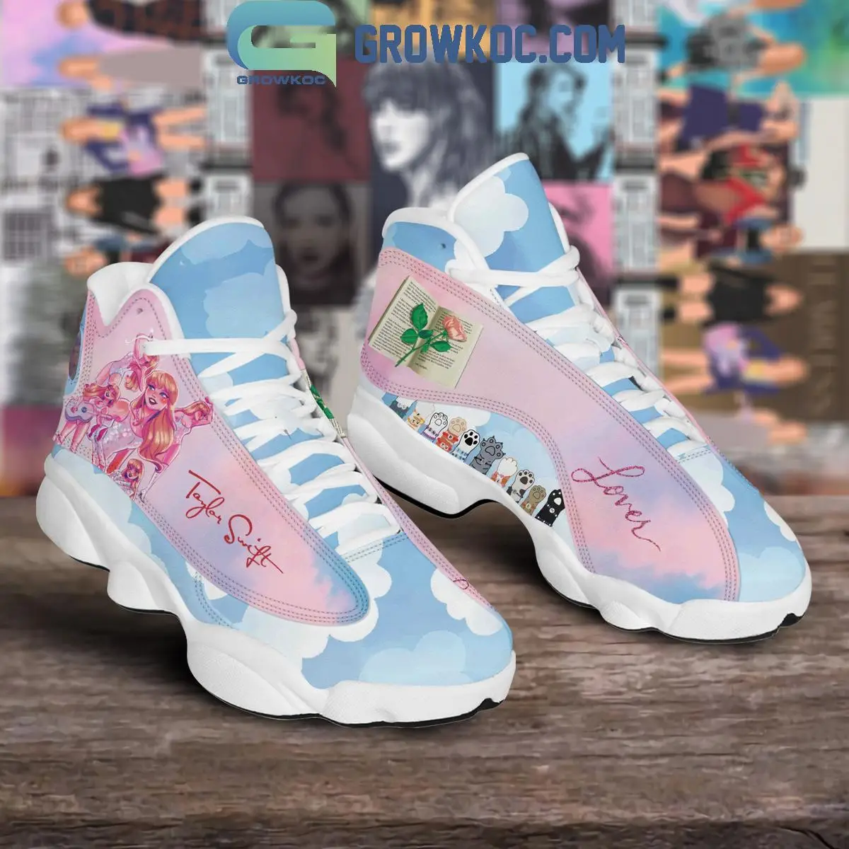 Taylor Swift Lover Album Era Air Jordan 13 Shoes