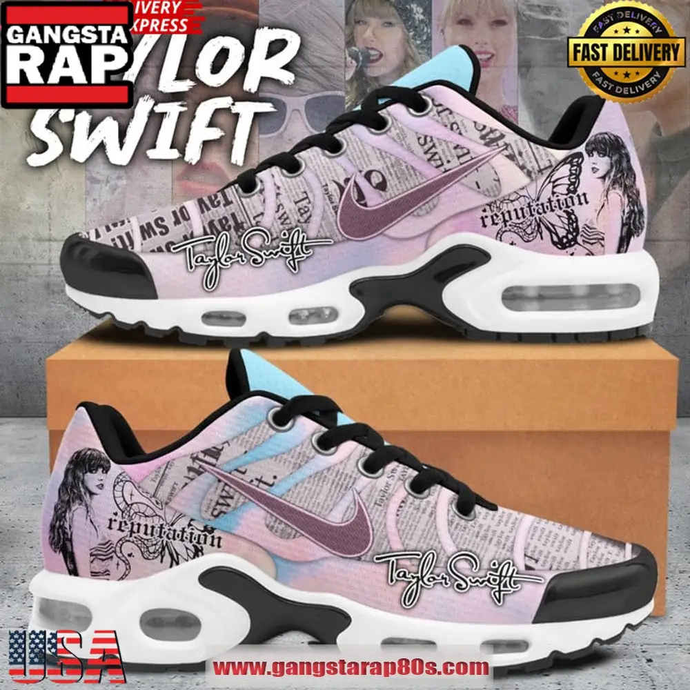Taylor Swift Reputation Limited Edition Air Max Plus Shoes Running Sneakers