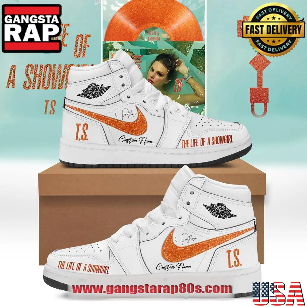 Taylor Swift The Life of a Showgirl Custom Air Jordan 1 Sneakers Shoes