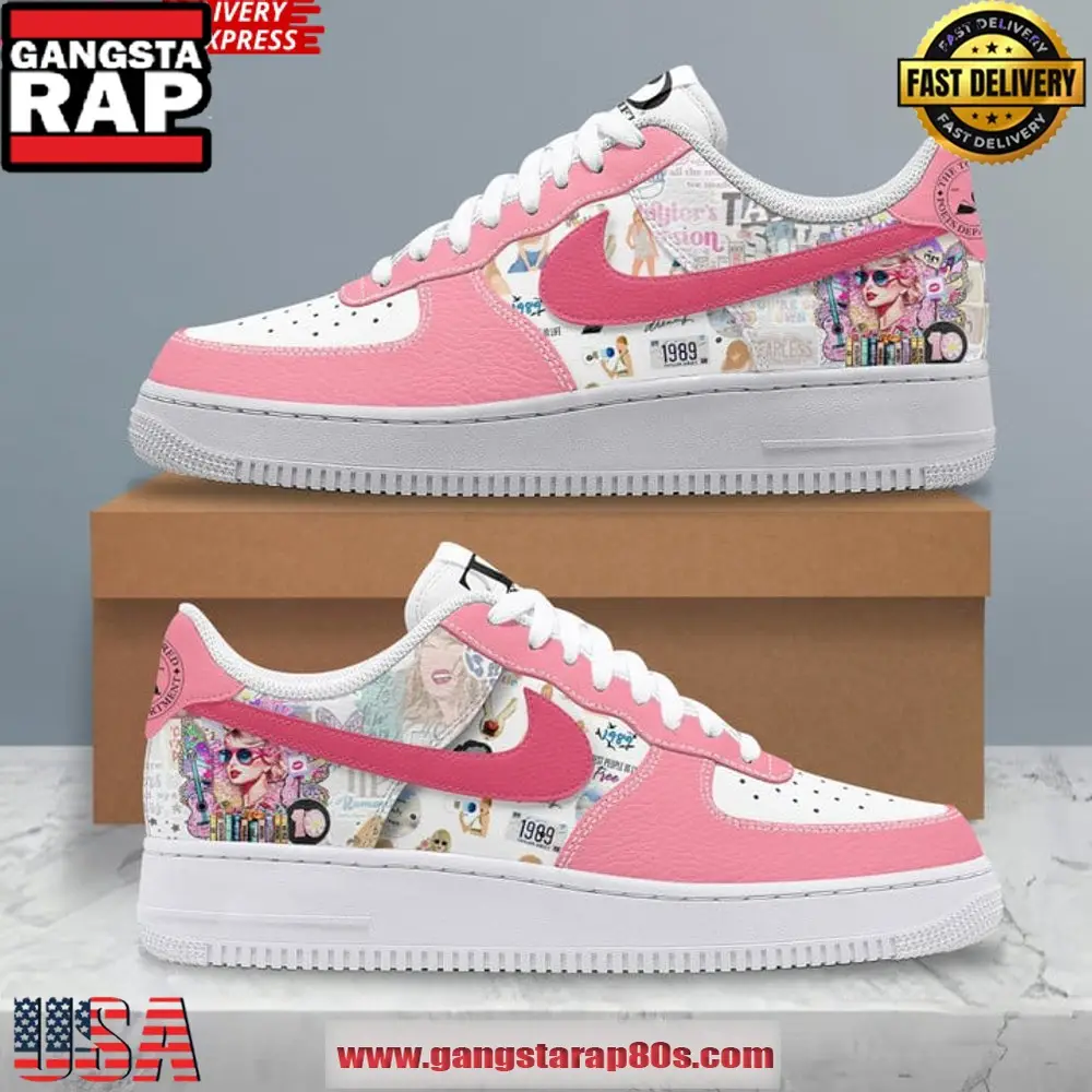 Taylor Swift Tortured Poets Department Air Force 1 Sneakers Shoes