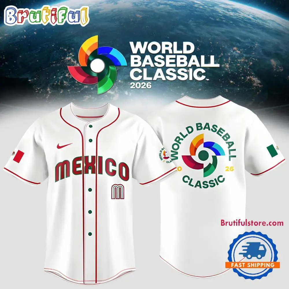 Team Mexico 2026 World Baseball Classic Special Edition Green White Shirt